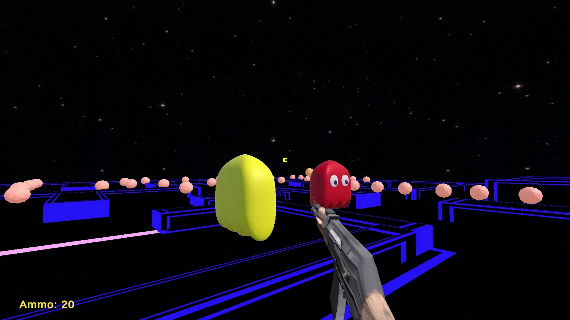 Pac-Man Through The Ages first-person gameplay screenshot